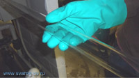 Защитные стёкла после 2-х лет работы установки  по обеззараживанию воды в бассейне ультрафиолетом с применением ультразвука - Лазурь М-30